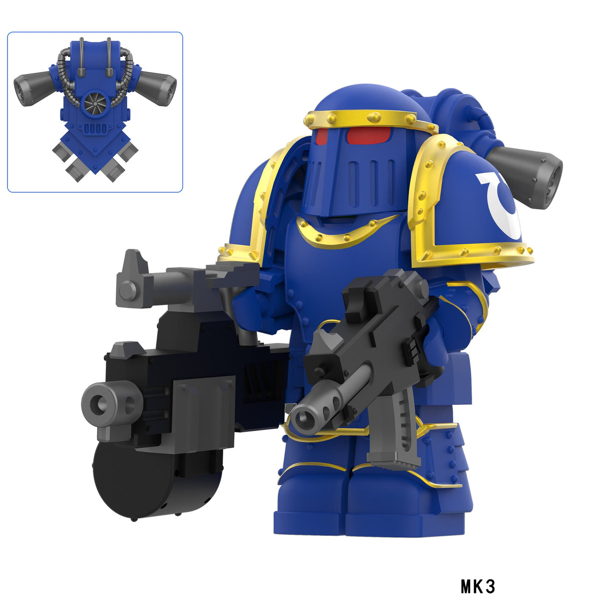 Warhammer 40K Iron Warriors (Mk III Iron Power Armour) Assortment Minifigures