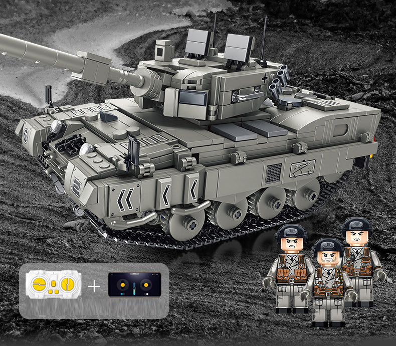 German Leopard Tank Military Army Building Block Set RC 1122pcs