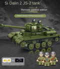 STALIN II JS-2 Heavy Tank Military Army Building Block Set RC 928pcs