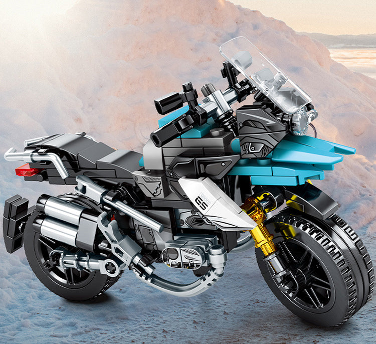 Motorcycle Custom Building Block Set Model 4