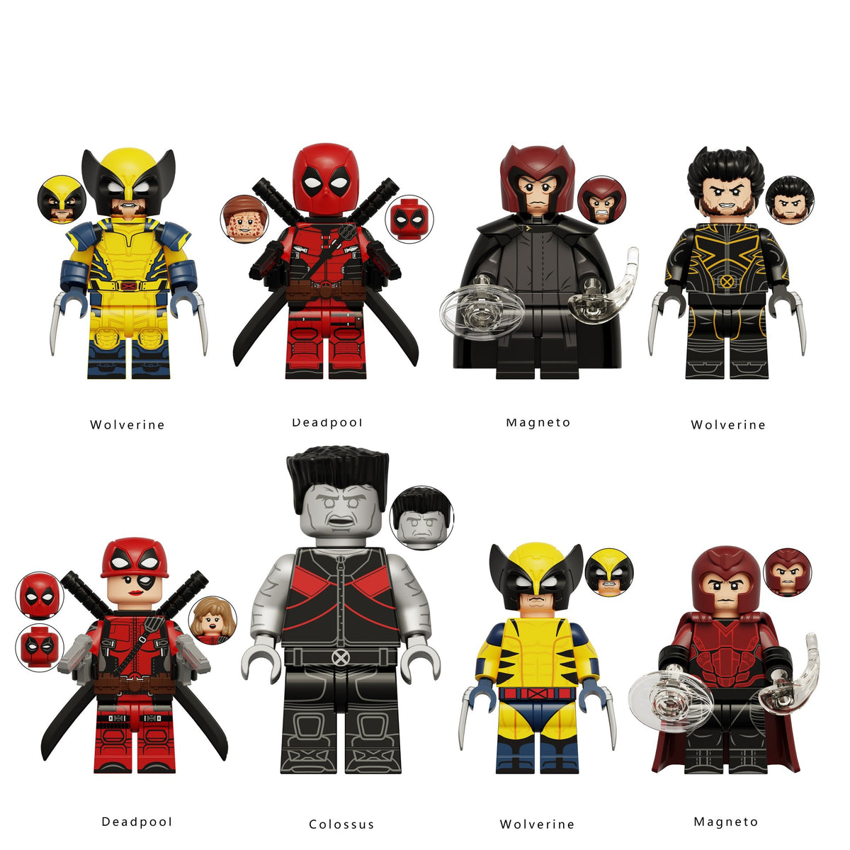 Deadpool  & Wolverine Movie Series Custom Minifigures Set KT
