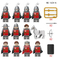 Medieval Knights and Soldiers Lot 12pcs - 1624-A