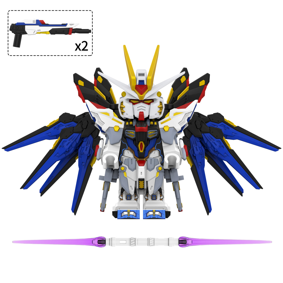 Gundam Seed Strike Freedom Gundam Custom Minifigure