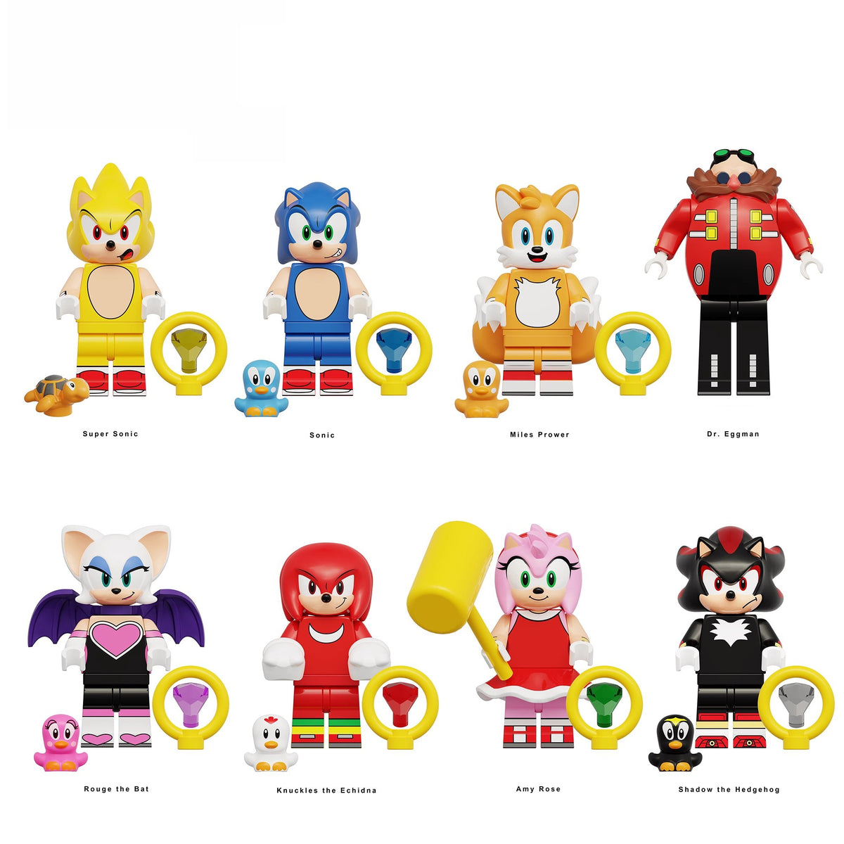 Sonic the Hedgehog The Minifigures Custom Minifigures KT