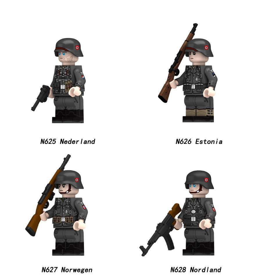 Historic Military Army Minifigures Single Sale 3