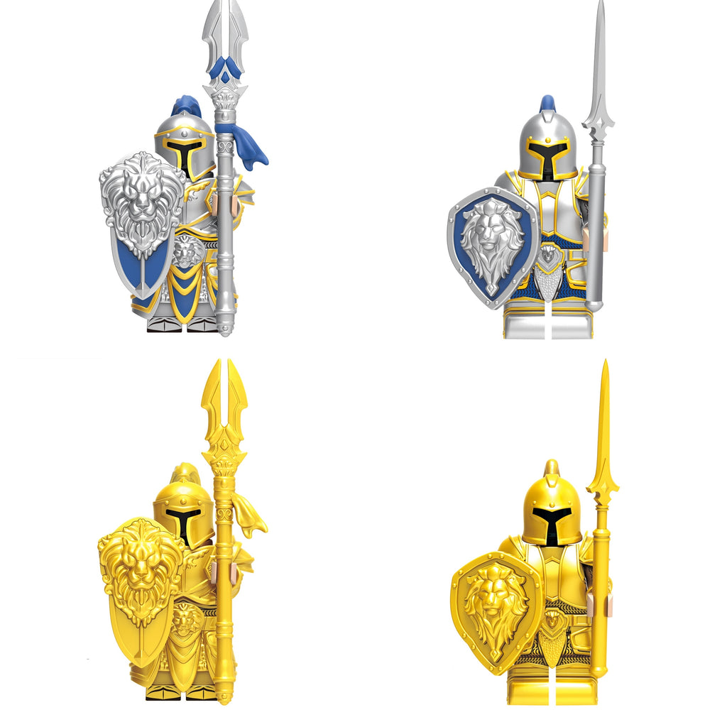 World of Warcraft Wow Alliance Footman Stormwind City Guards Minifigures