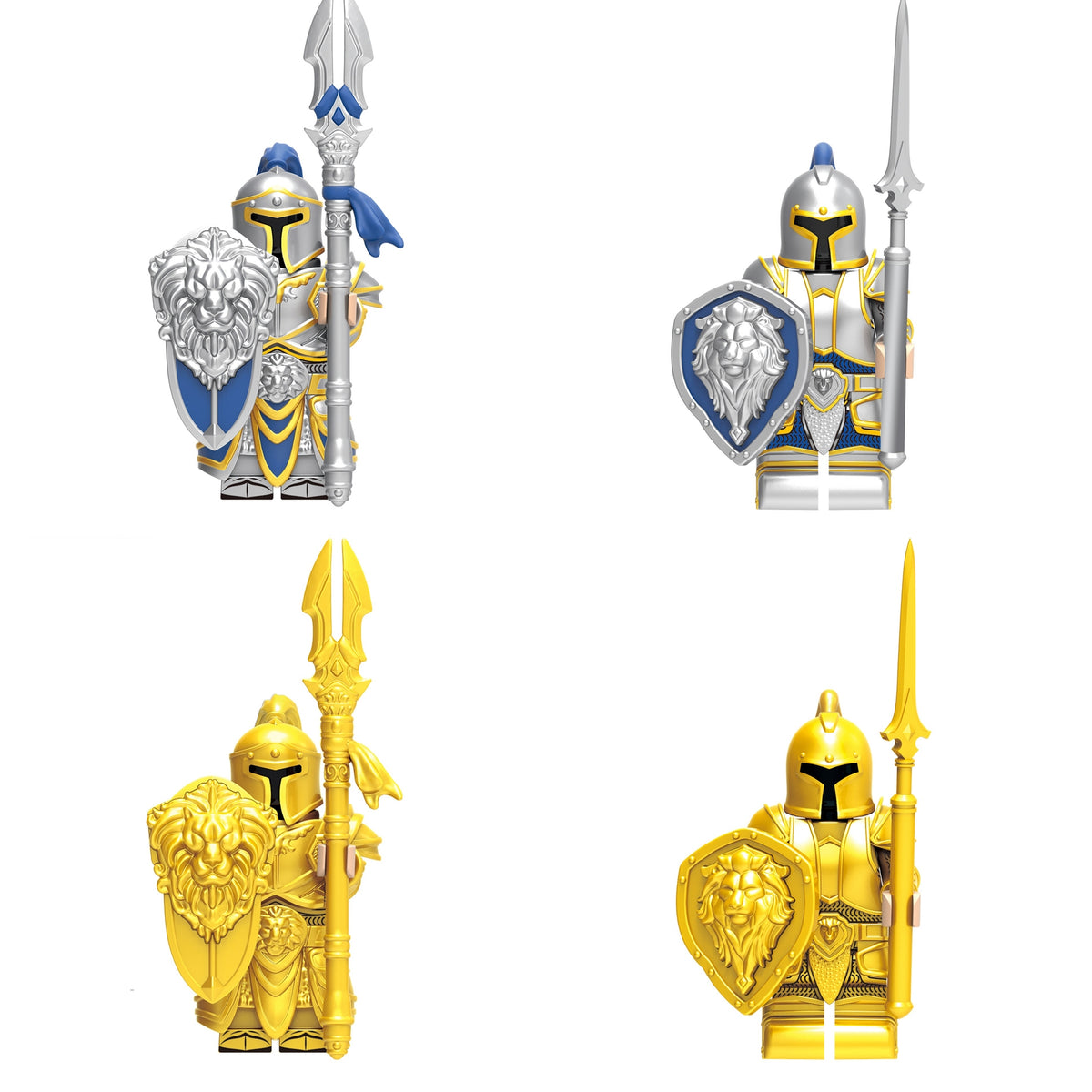 World of Warcraft Wow Alliance Footman Stormwind City Guards Minifigures