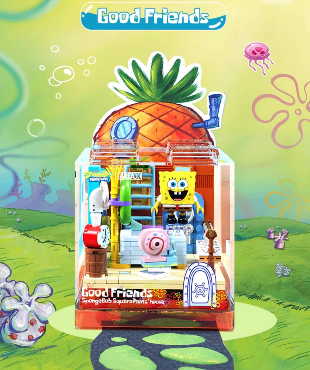 Spongebob Squarepant Building Block Diorama Sets