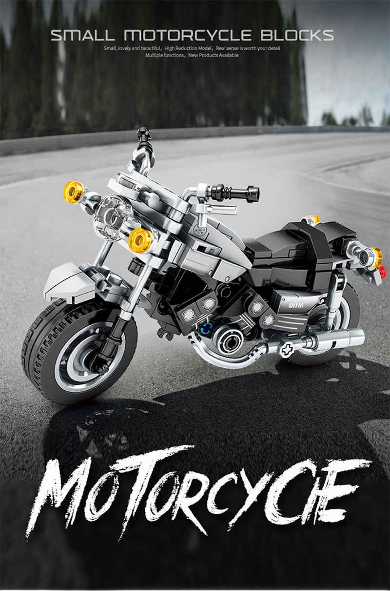 Motorcycle Custom Building Block Set Model 6