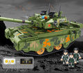 Type 99 Main Battle Tank Military Army Building Block Set RC 1105pcs