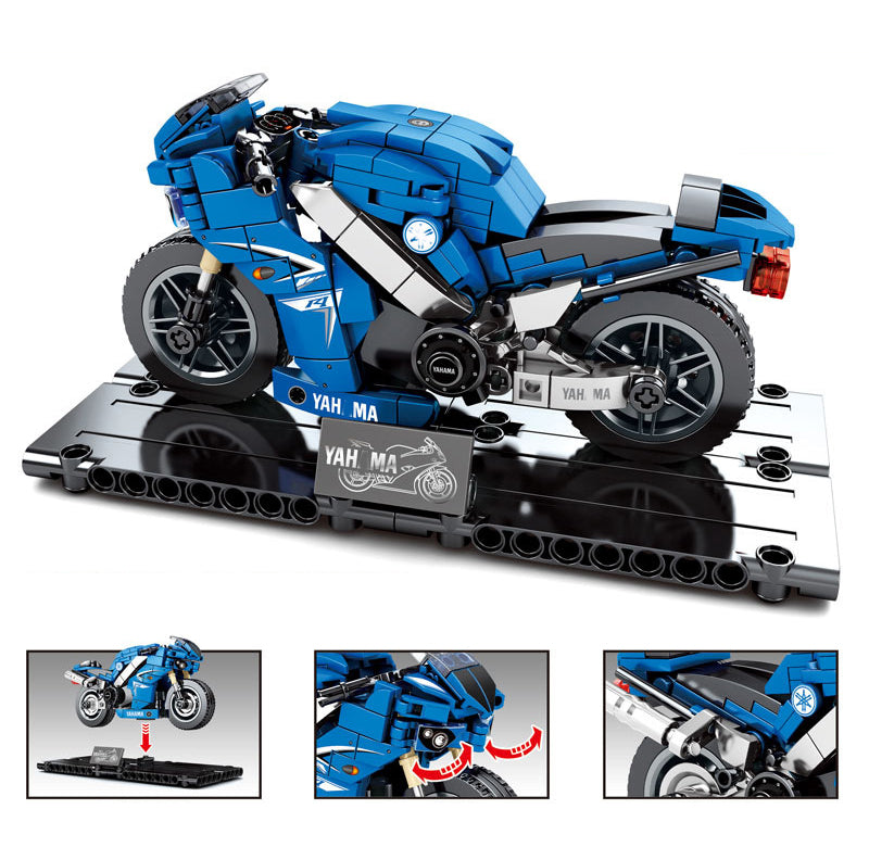 Motorcycle Custom Building Block Set Model 1