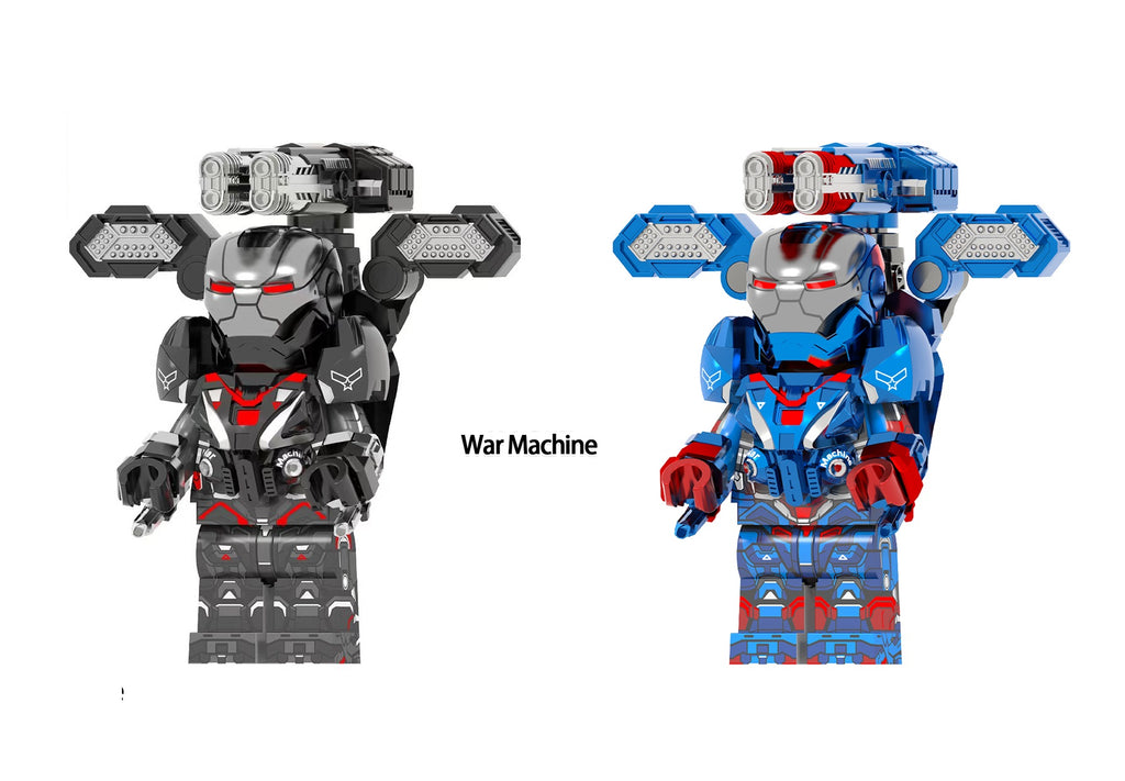 Marvel Super Heroes Iron Man War Machine Custom Minifigures