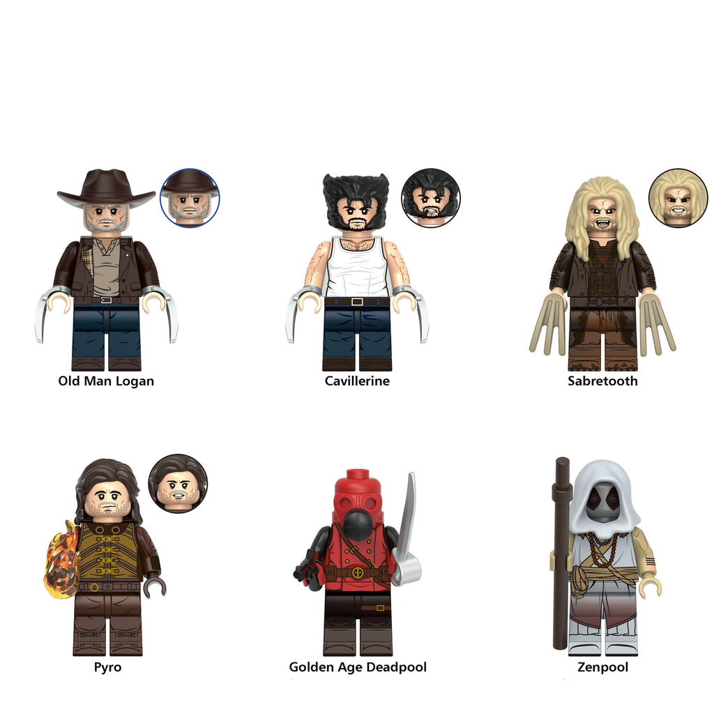 Deadpool  & Wolverine Movie Series Custom Minifigures Set XH 3