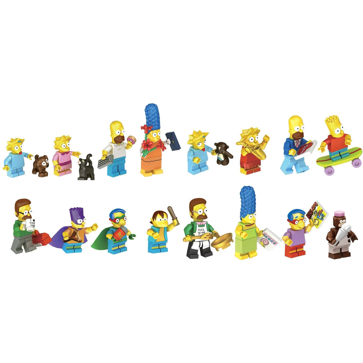 The Simpson Collection Custom Minifigures Set 16pcs