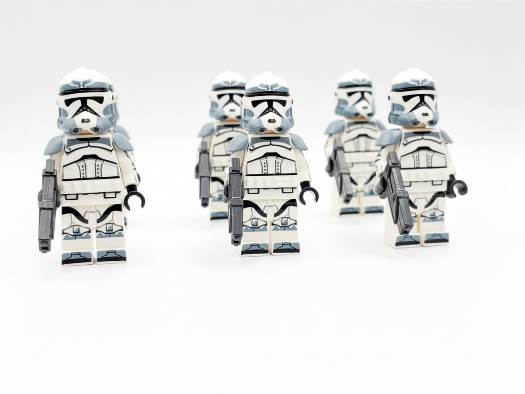 Star Wars Wolfpack Clones Armored Custom Minifigures Set