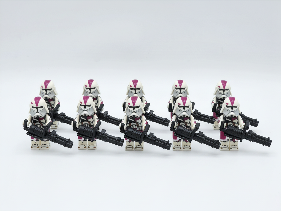 Star Wars 21st Nova Corps Galactic Marines Heavy Clone Troopers Custom Minifigures Set