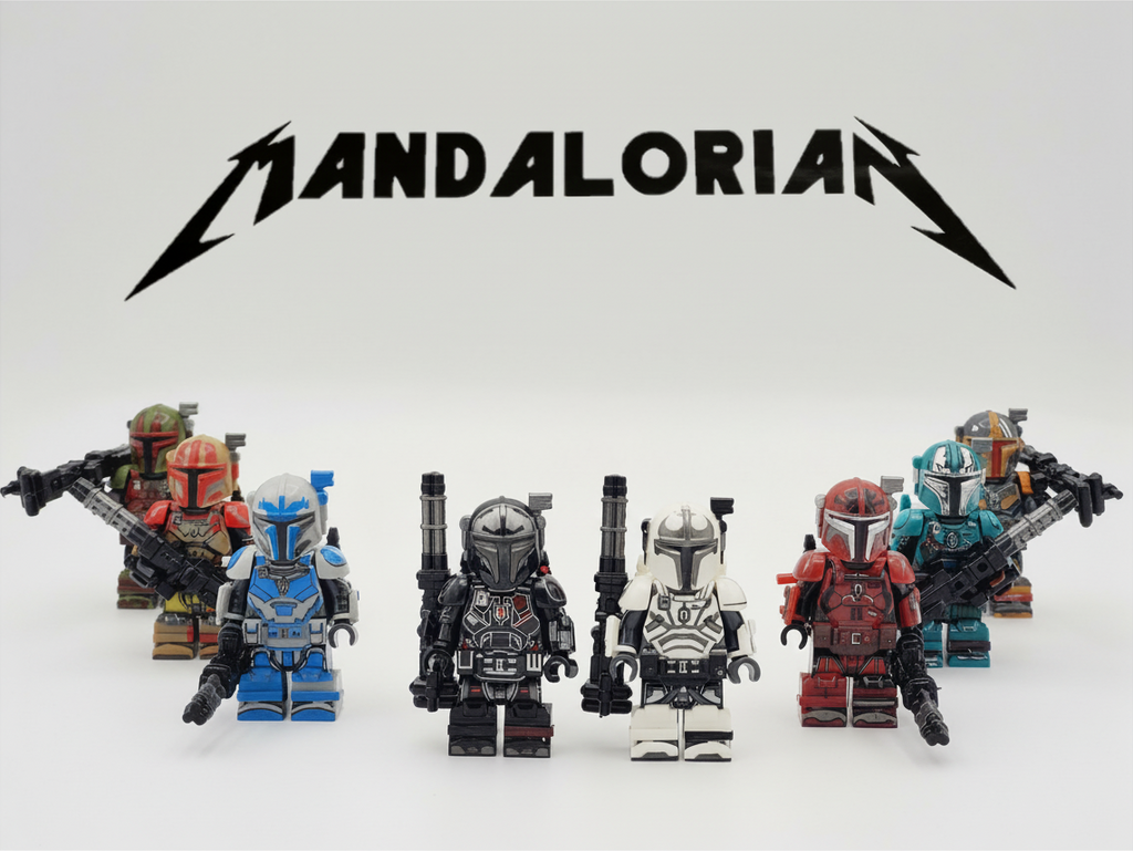 Star Wars Heavy Mandalorians Custom 8 Minifigures Set