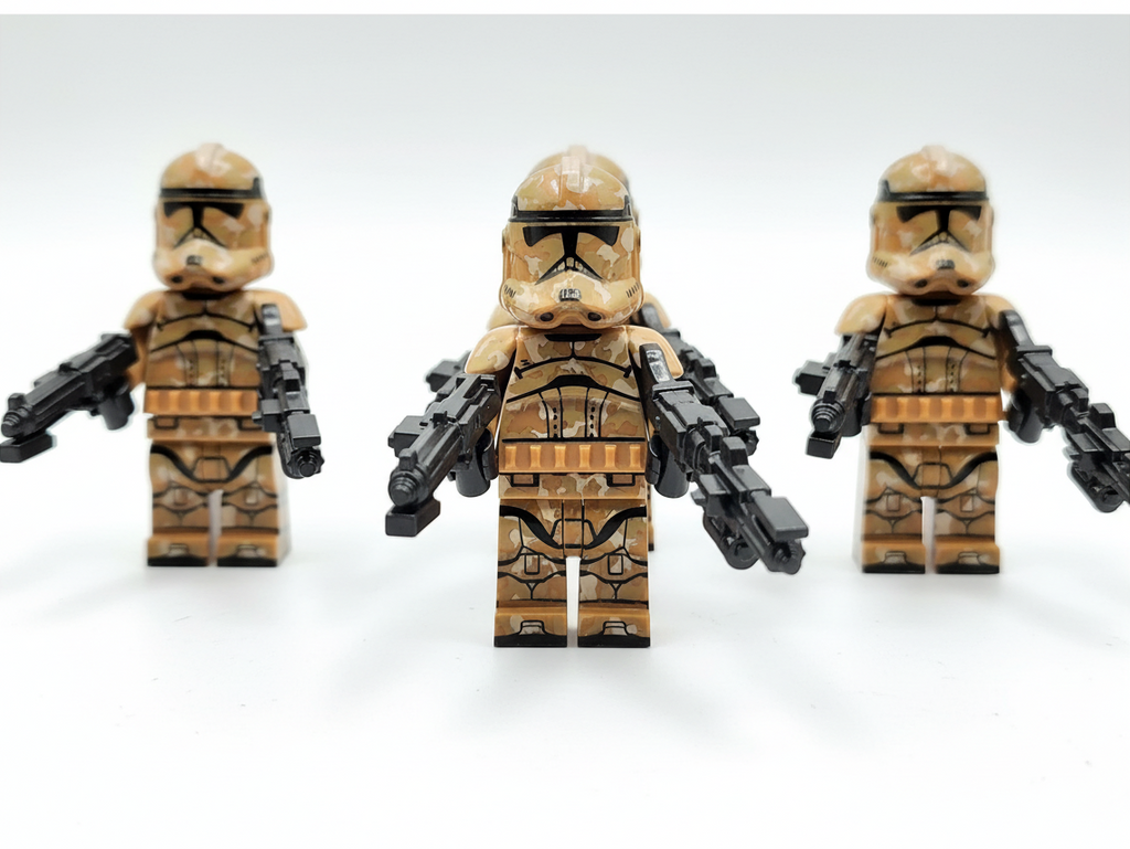 Star Wars Geonosis Custom Clones Troopers x10 Minifigures Set