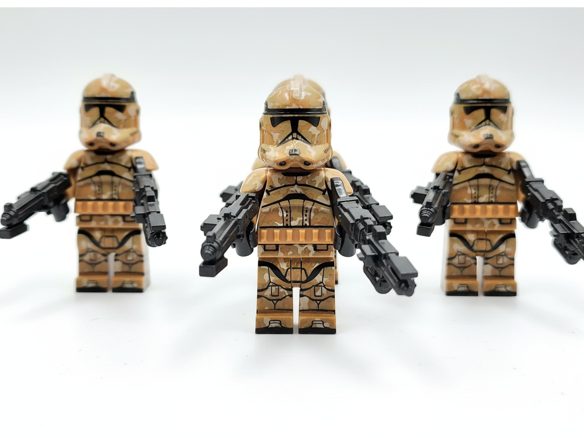 Star Wars Geonosis Custom Clones Troopers x10 Minifigures Set