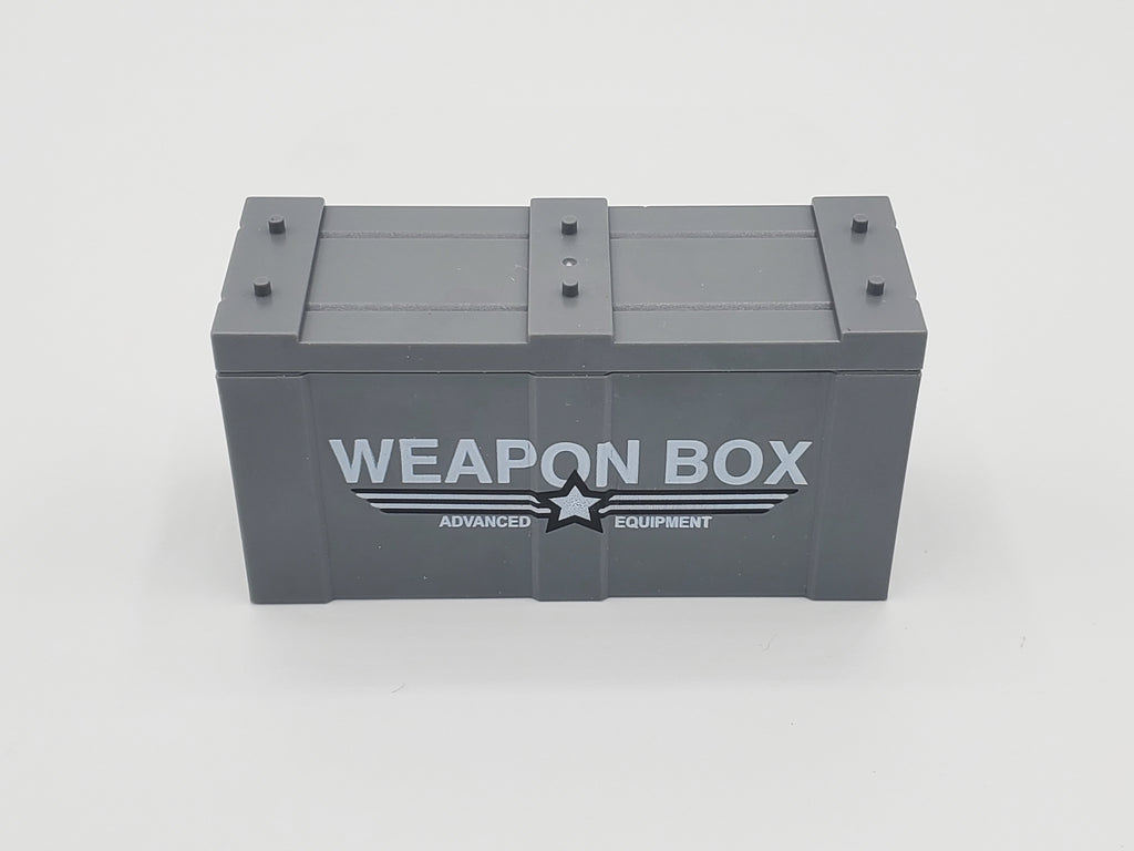SWAT Army Weapon Boxes x2 Caches for Minifigure Weapons (Weapons not included)