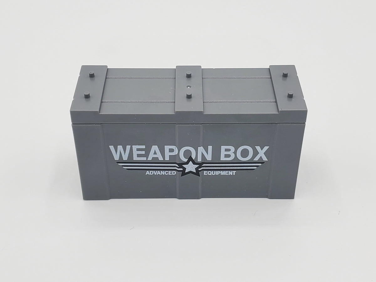 SWAT Army Weapon Boxes x2 Caches for Minifigure Weapons (Weapons not included)