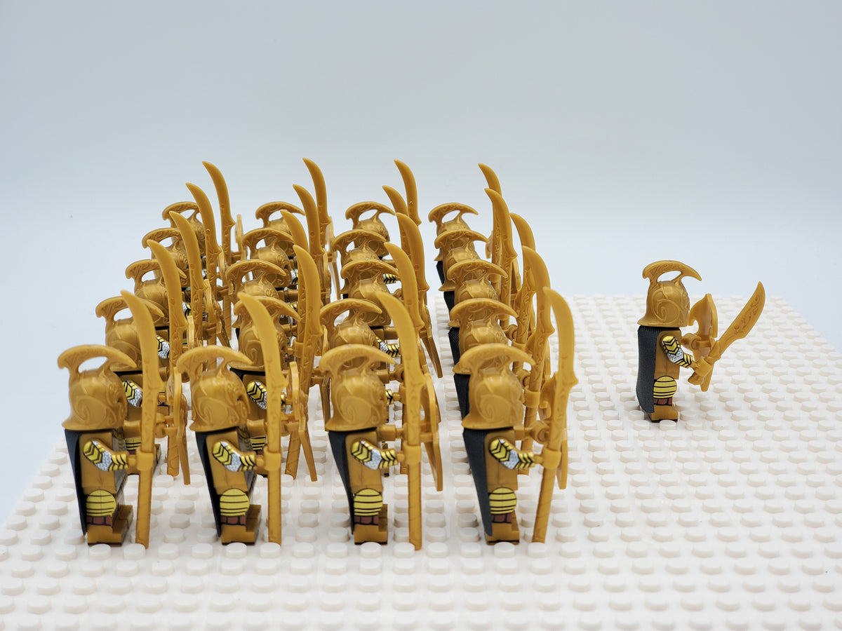 LOTR High Elves Spears Infantry Army 21 Minifigures Set