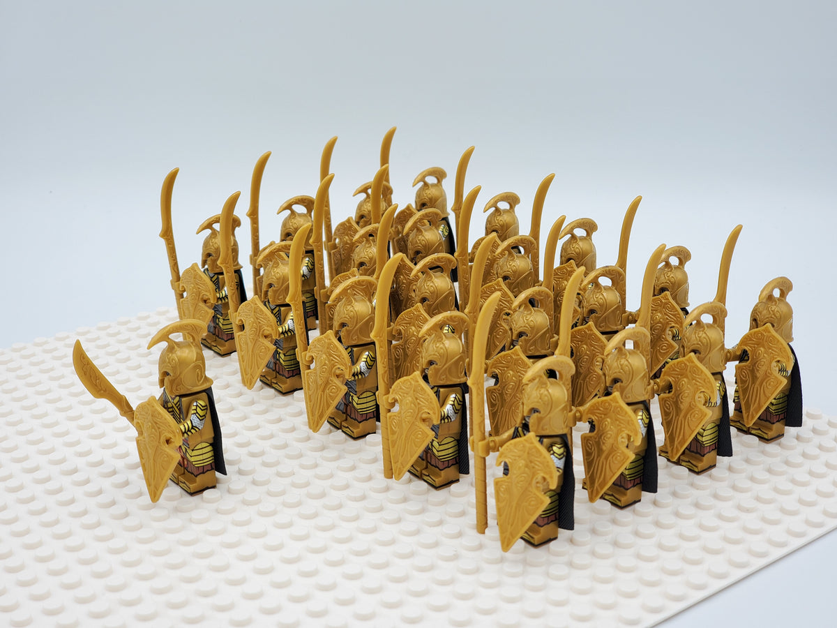 LOTR High Elves Spears Infantry Army 21 Minifigures Set