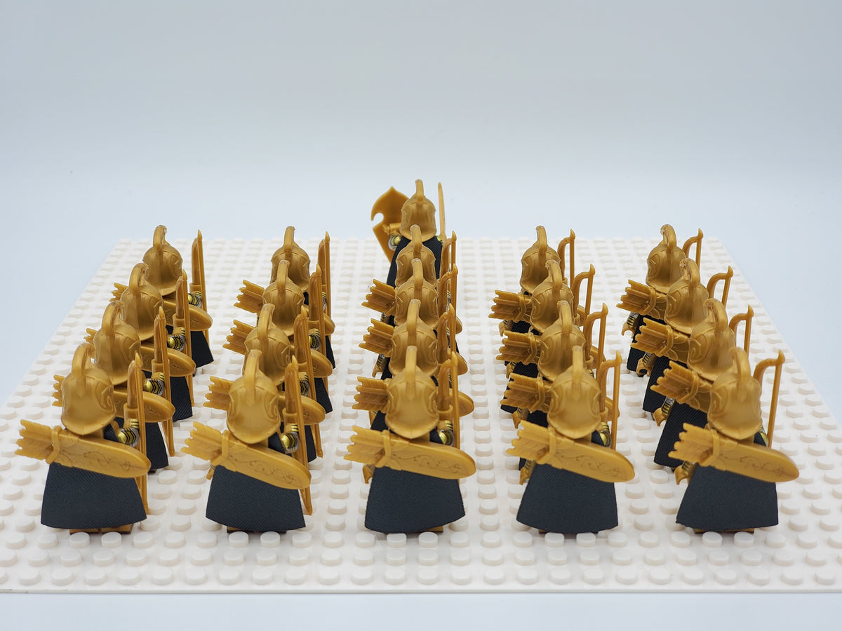 LOTR High Elves Long Bows Infantry Army 21 Minifigures Set