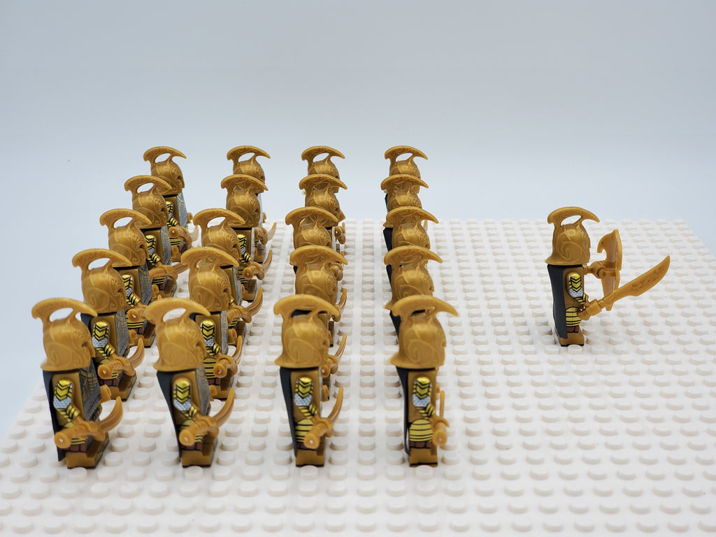 LOTR High Elves Warrior Swords Infantry Army 21 Minifigures Set