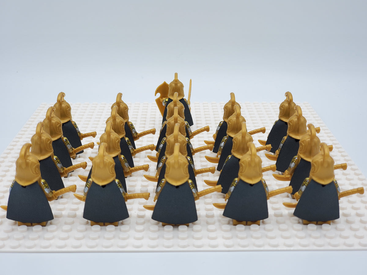 LOTR High Elves Warrior Swords Infantry Army 21 Minifigures Set