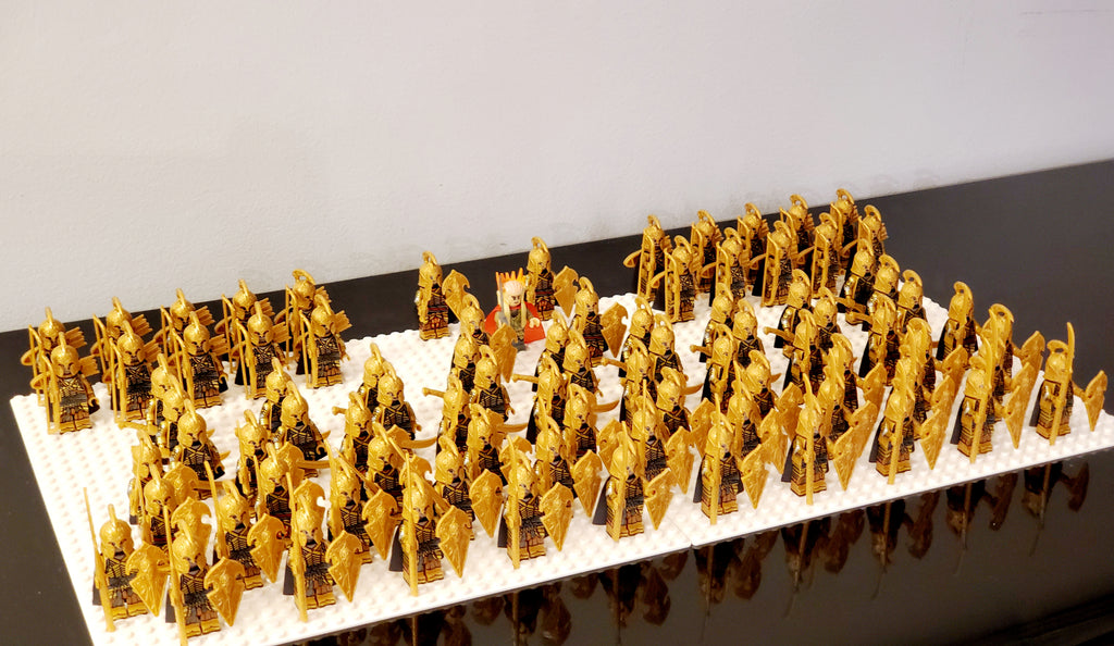 LOTR High Elves Battalion Infantry Army 85 Minifigures Set