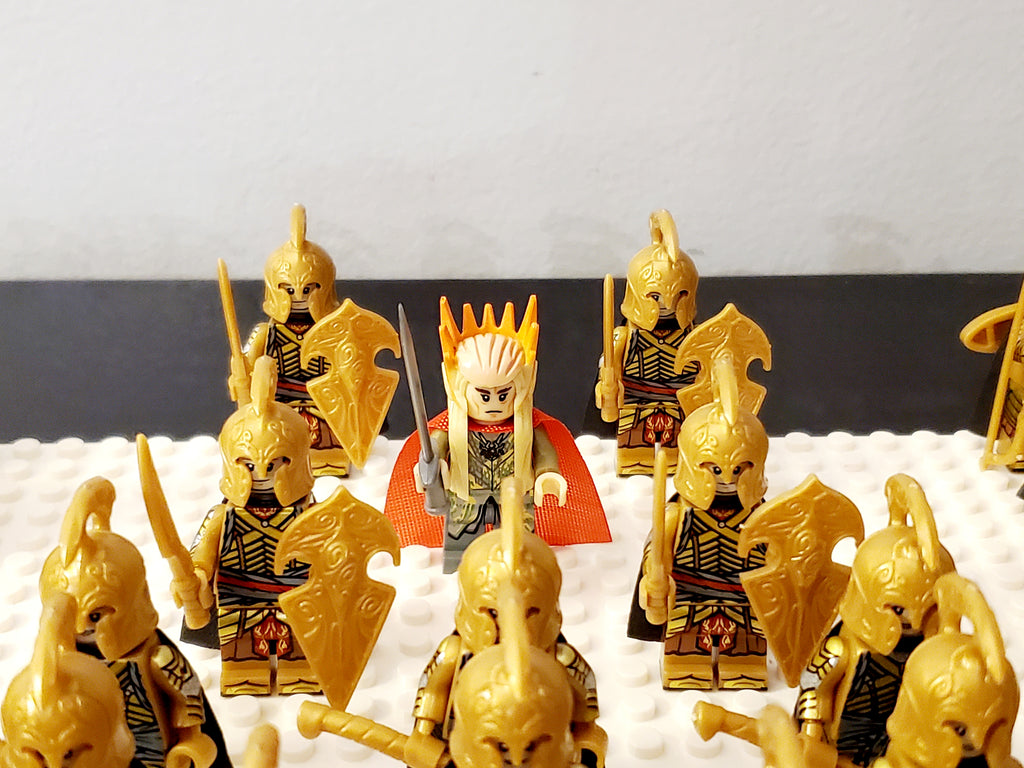 LOTR High Elves Battalion Infantry Army 85 Minifigures Set