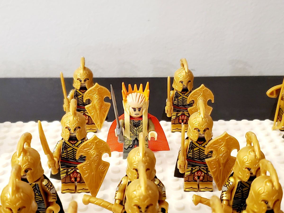 LOTR High Elves Battalion Infantry Army 85 Minifigures Set