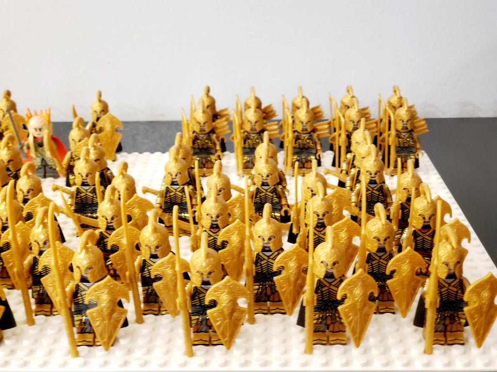 LOTR High Elves Battalion Infantry Army 85 Minifigures Set