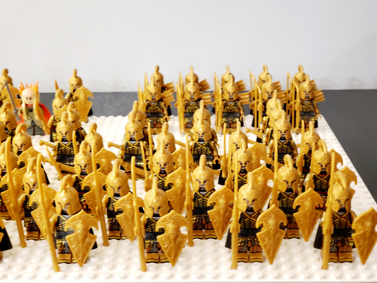 LOTR High Elves Battalion Infantry Army 85 Minifigures Set