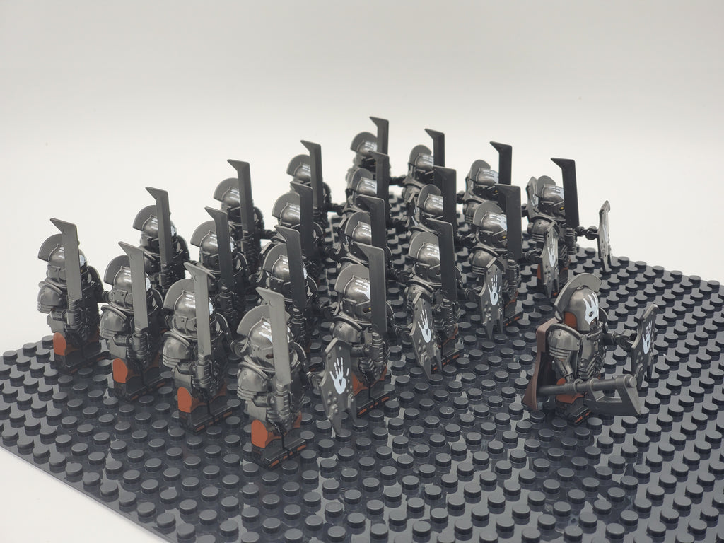 LOTR Orc Heavy Swords Infantry Army 21 Minifigures Set