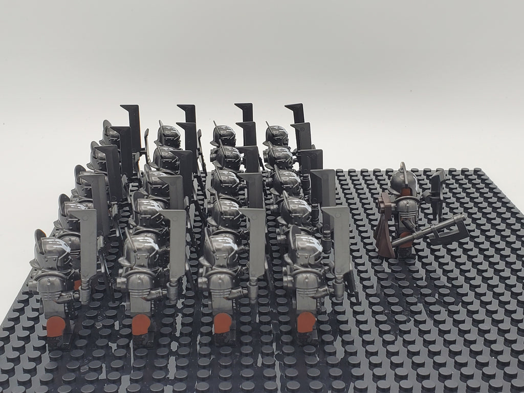 LOTR Orc Heavy Swords Infantry Army 21 Minifigures Set