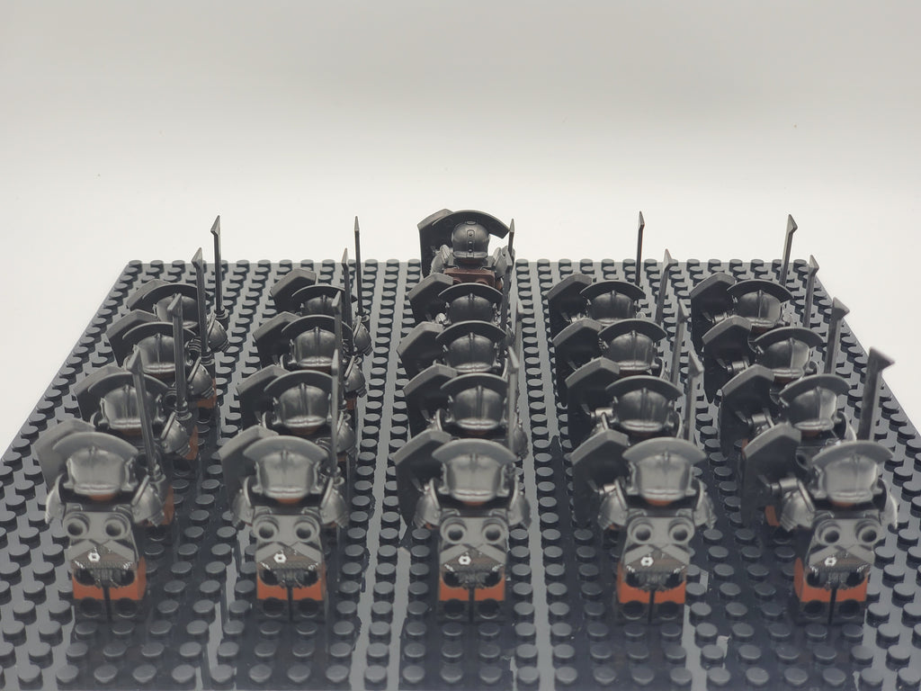 LOTR Orc Heavy Swords Infantry Army 21 Minifigures Set