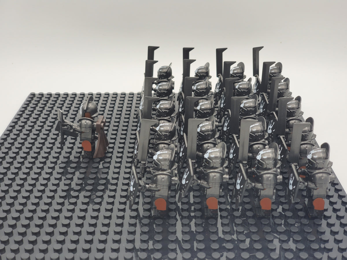 LOTR Orc Heavy Swords Infantry Army 21 Minifigures Set