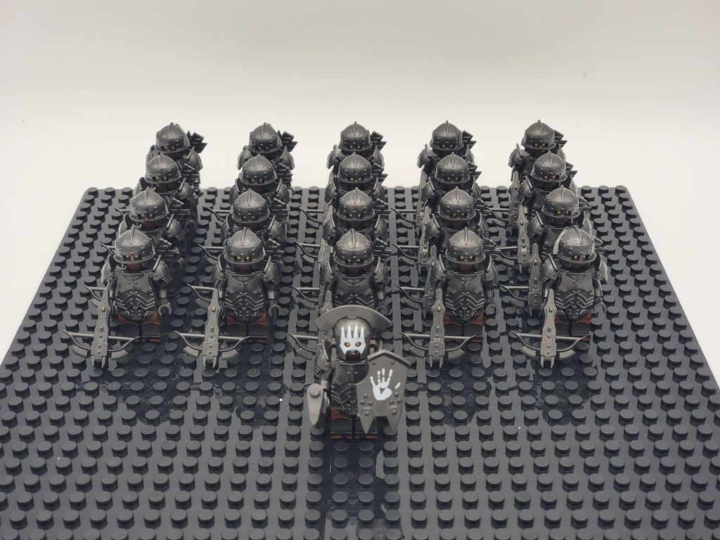 LOTR Orc Heavy Crossbows Infantry Army 21 Minifigures Set