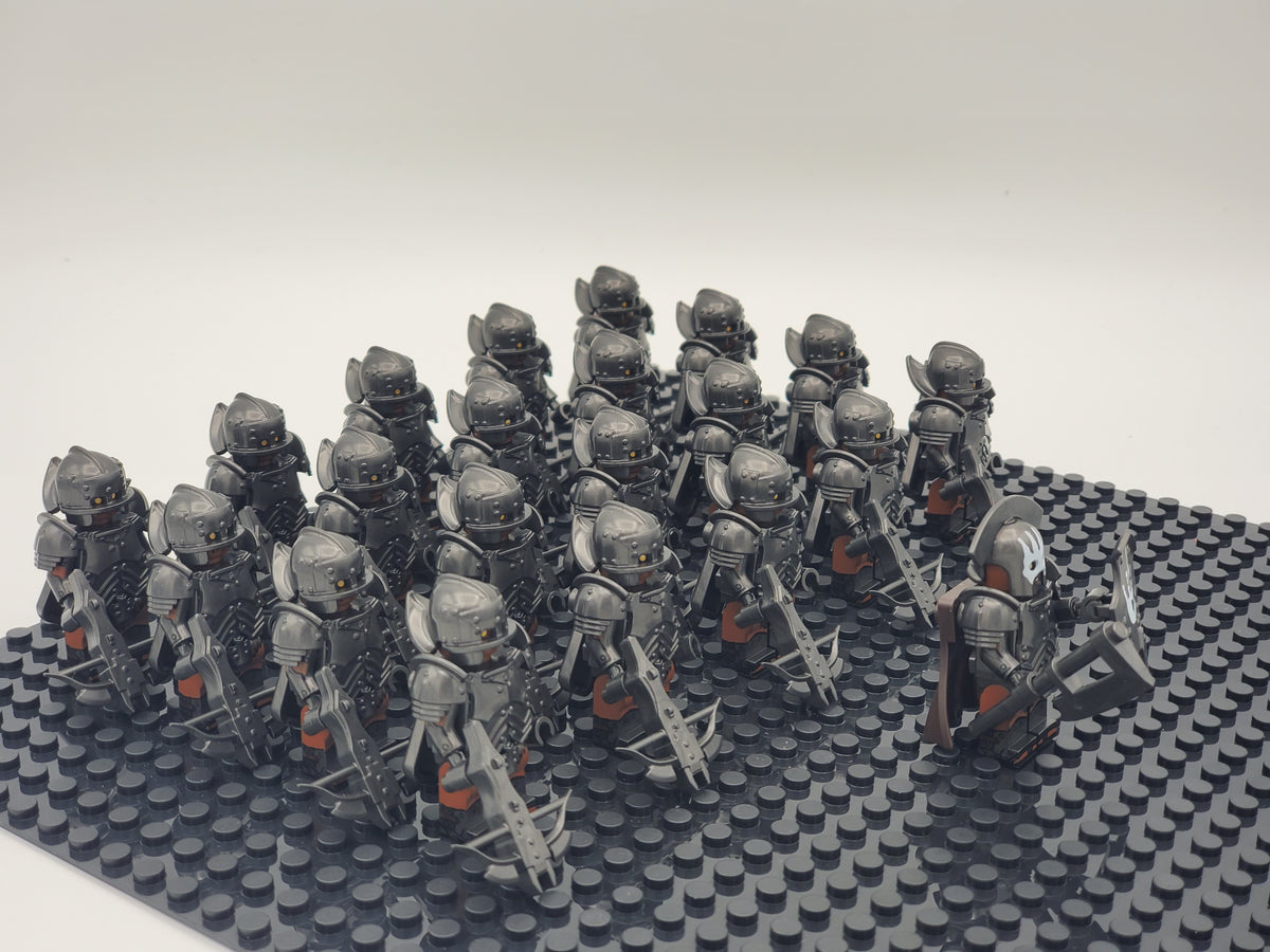 LOTR Orc Heavy Crossbows Infantry Army 21 Minifigures Set