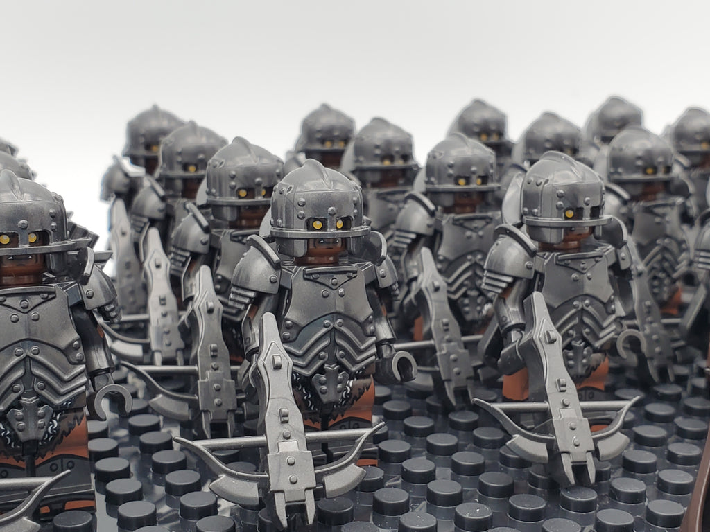 LOTR Orc Heavy Crossbows Infantry Army 21 Minifigures Set