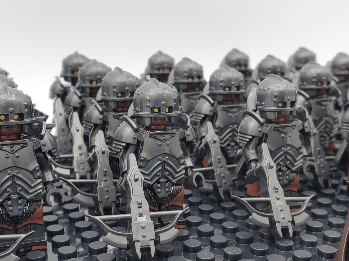 LOTR Orc Heavy Crossbows Infantry Army 21 Minifigures Set