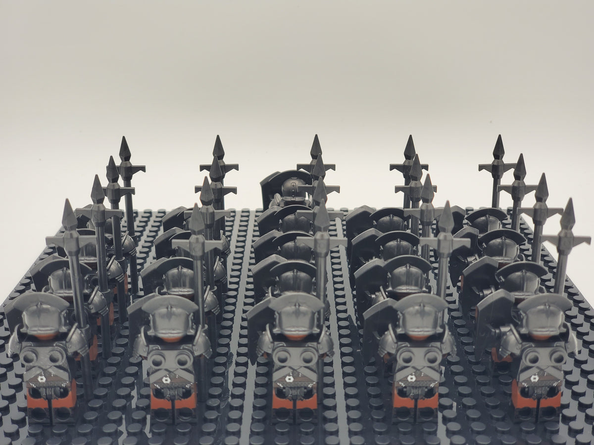 LOTR Orc Heavy Pikes Infantry Army 21 Minifigures Set
