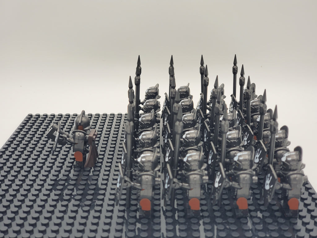 LOTR Orc Heavy Pikes Infantry Army 21 Minifigures Set