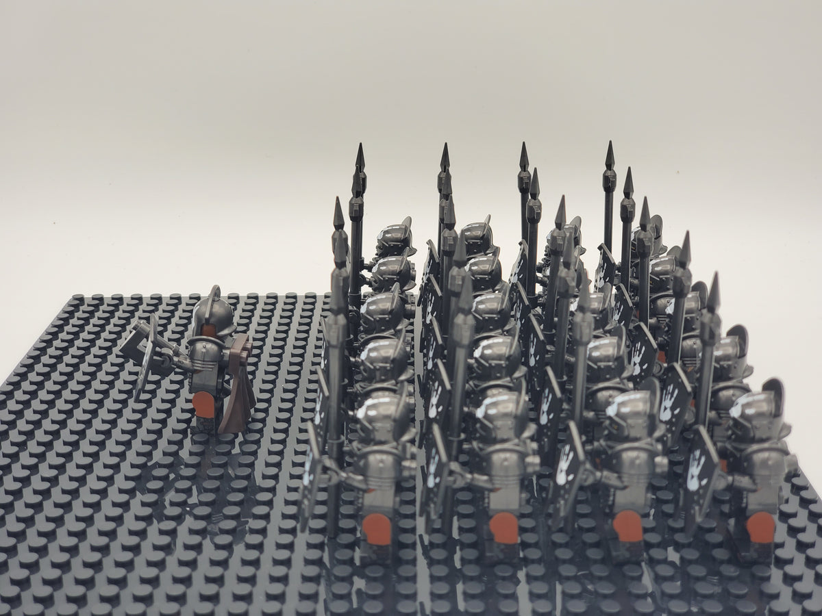 LOTR Orc Heavy Pikes Infantry Army 21 Minifigures Set