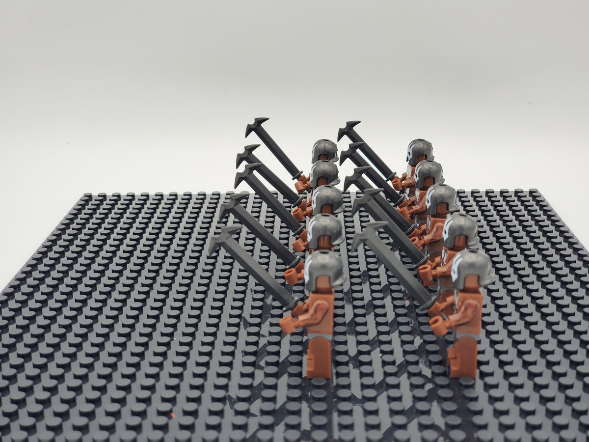 LOTR Orc Berserkers Infantry Army 10 Minifigures Set