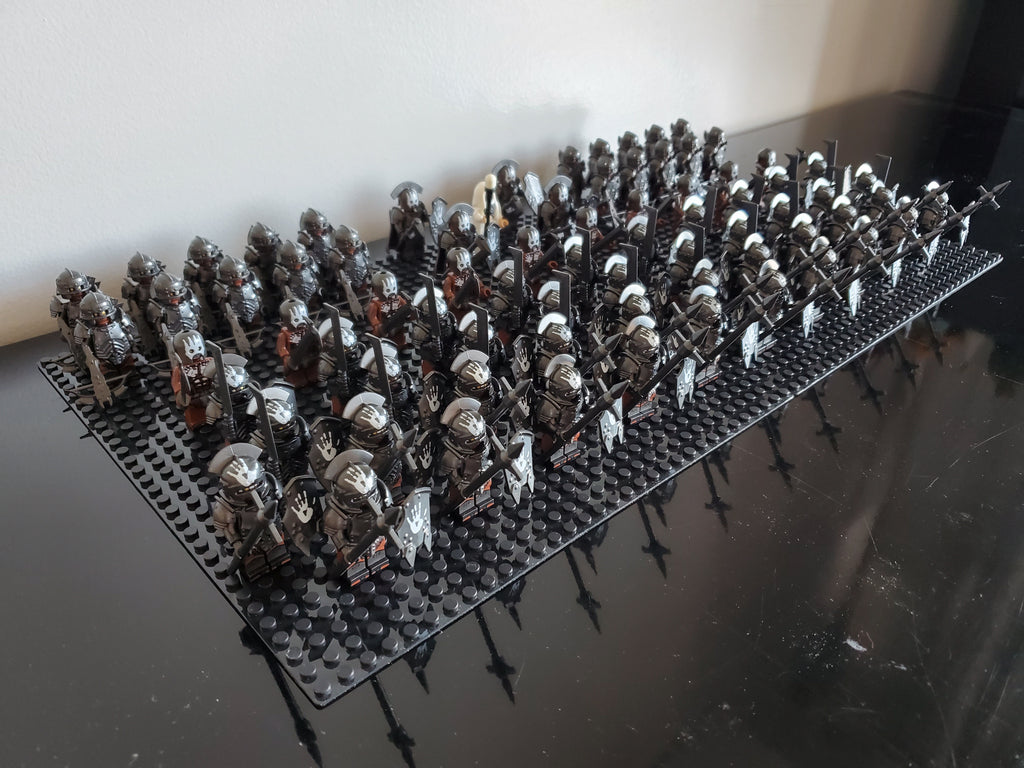 LOTR Orc Heavy Battalion Infantry Army 74 Minifigures Set