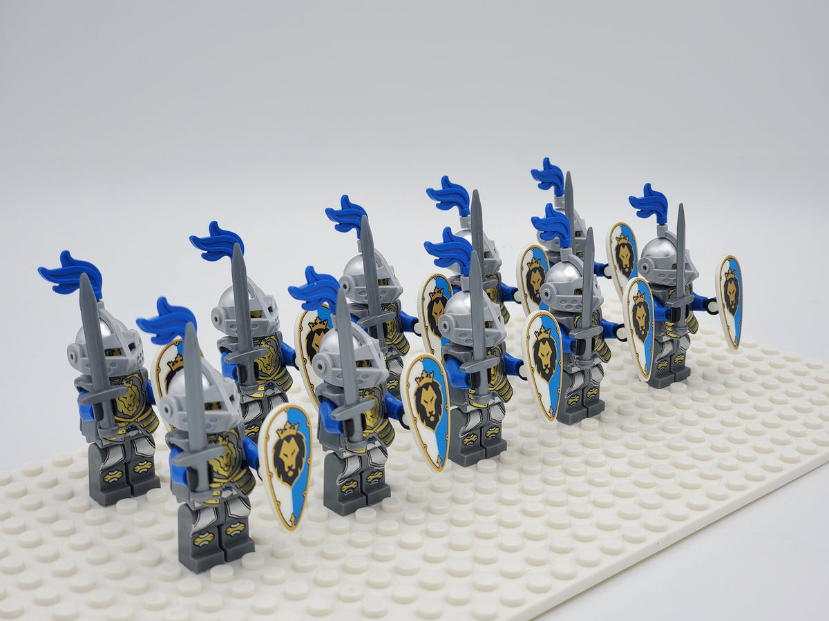 Blue Lion Knights 10pcs Set B