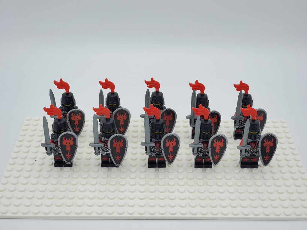 Red Dragon Knights 10pcs Set A
